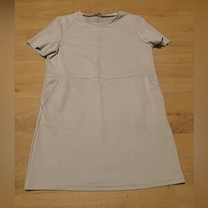Zara - Casual Short Sleeve Shift Dress in Lavender